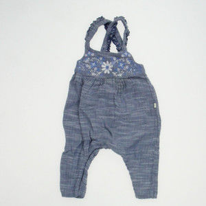 Tiny Twigs Girls Blue Romper size: 6-9 Months